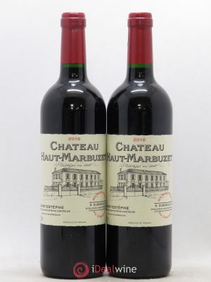 Château Haut Marbuzet (no reserve) 2016 - Lot of 2 Bottles