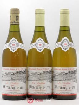 Mercurey 1er Cru La Cailloute Domaine Emile Juillot Theulot 1991 - Lot of 3 Bottles