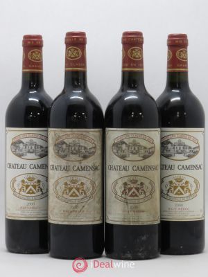 Château Camensac 5ème Grand Cru Classé  2000 - Lot of 4 Bottles