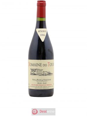 IGP Pays du Vaucluse (Vin de Pays du Vaucluse) Domaine des Tours Merlot-Syrah E.Reynaud  2006 - Lot de 1 Bouteille