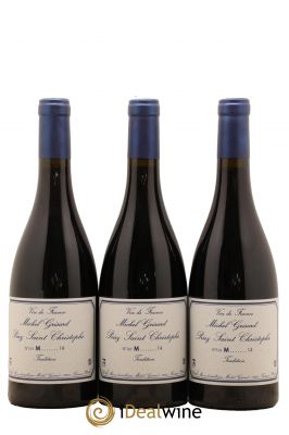 Vin de France Priez Saint Christophe Michel Grisard 2014 - Lot de 3 Bottiglie