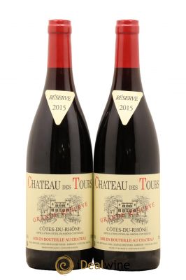 Côtes du Rhône Château des Tours Grande Réserve Emmanuel Reynaud  2015 - Lot of 2 Bottles
