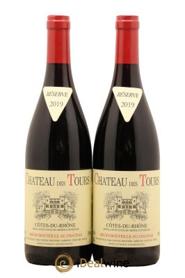 Côtes du Rhône Château des Tours Emmanuel Reynaud  2019 - Lot of 2 Bottles
