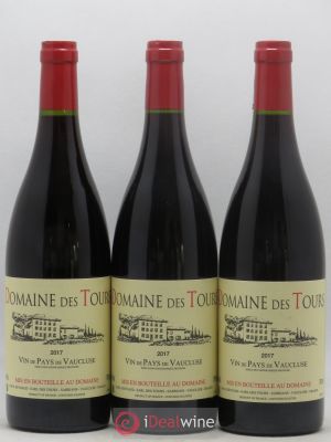 IGP Vaucluse (Vin de Pays de Vaucluse) Domaine des Tours E.Reynaud  2017 - Lot of 3 Bottles