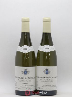 Chassagne-Montrachet 1er Cru Les Vergers Ramonet (Domaine)  2008 - Lot of 2 Bottles