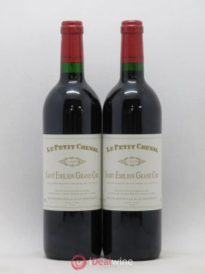 Le Petit Cheval Second Vin  1999 - Lot de 2 Bouteilles