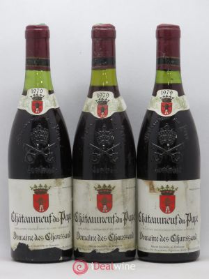 Châteauneuf-du-Pape Domaine des Chanssaud 1979 - Lot of 3 Bottles