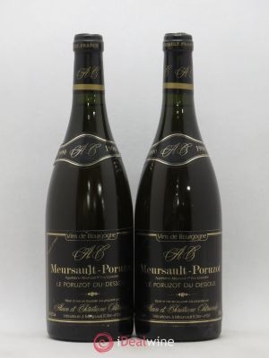 Meursault 1er Cru Poruzots du dessous Patriarche 1990 - Lot of 2 Bottles