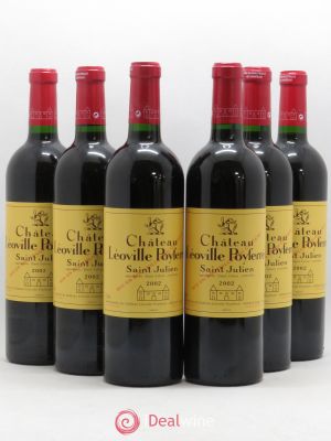 Château Léoville Poyferré 2ème Grand Cru Classé  2002 - Lot of 6 Bottles