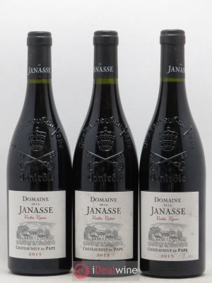 Châteauneuf-du-Pape Cuvée Vieilles Vignes La Janasse (Domaine de)  2015 - Lot of 3 Bottles