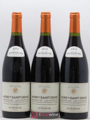 Morey Saint-Denis 1er Cru Les Chaffots Patriarche Père et Fils 2015 - Lot of 3 Bottles