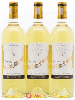 Château la Tour Blanche 1er Grand Cru Classé  2017 - Lot of 3 Bottles