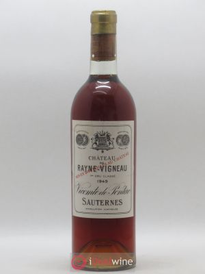 Château de Rayne Vigneau 1er Grand Cru Classé  1949 - Lot of 1 Bottle