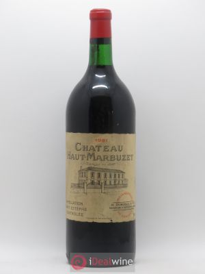 Château Haut Marbuzet  1981 - Lot of 1 Magnum