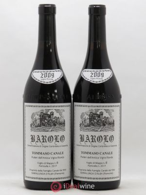 Barolo DOCG Vigna Rionda Tommaso Canale 2009 - Lot of 2 Bottles