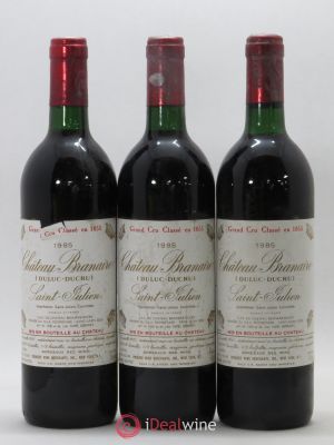 Château Branaire Ducru 4ème Grand Cru Classé  1985 - Lot of 3 Bottles