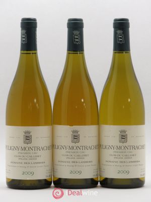 Puligny-Montrachet 1er Cru Clos du cailleret Domaine des Lambrays  2009 - Lot of 3 Bottles