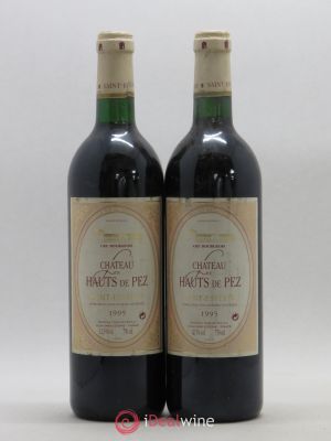 Saint-Estèphe Les Hauts de Pez 1995 - Lot of 2 Bottles