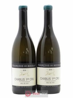 Chablis 1er Cru Vau De Vey Francois De Nicolay (no reserve) 2016 - Lot of 2 Bottles