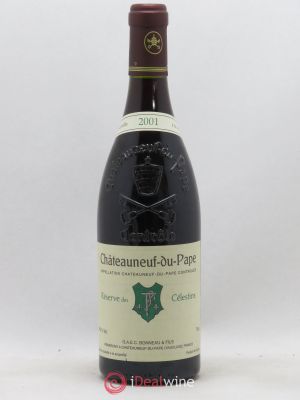 Châteauneuf-du-Pape Réserve des Célestins Henri Bonneau & Fils (no reserve) 2001 - Lot of 1 Bottle
