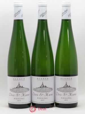 Riesling Clos Sainte-Hune Trimbach (Domaine) (no reserve) 2011 - Lot of 3 Bottles