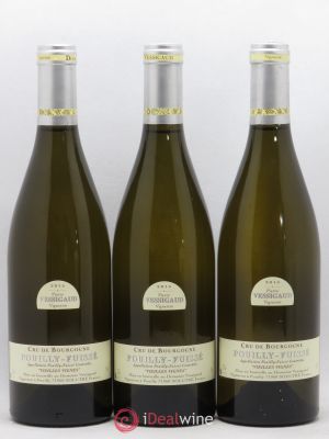 Pouilly-Fuissé Vieilles Vignes Domaine Pierre Vessigaud (sans prix de réserve) 2015 - Lot de 3 Bouteilles