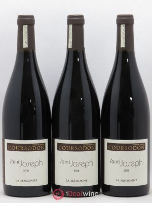 Saint-Joseph La Sensonne Pierre et Jérôme Coursodon (no reserve) 2018 - Lot of 3 Bottles