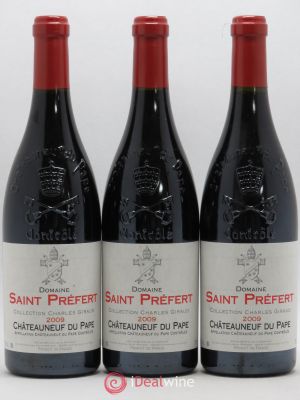 Châteauneuf-du-Pape Collection Charles Giraud Isabel Ferrando  2009 - Lot of 3 Bottles