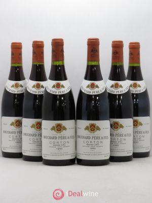 Corton Le Corton Bouchard Père & Fils  1990 - Lot of 6 Bottles