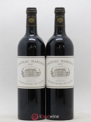 Château Margaux 1er Grand Cru Classé  2017 - Lot de 2 Bouteilles