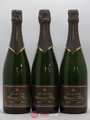 Champagne Benard Thery Brut Reserve  - Lot of 3 Bottles
