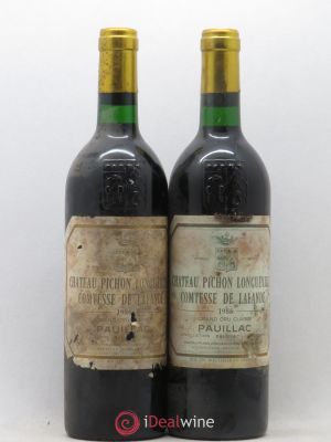 Château Pichon Longueville Comtesse de Lalande 2ème Grand Cru Classé  1986 - Lot of 2 Bottles