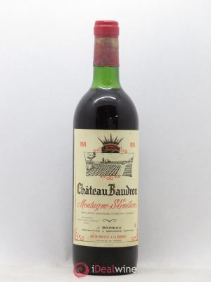 Montagne Saint-Émilion Château Baudron 1978 - Lot of 1 Bottle
