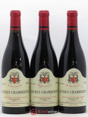 Gevrey-Chambertin Vieilles vignes Geantet-Pansiot  1993 - Lot of 3 Bottles