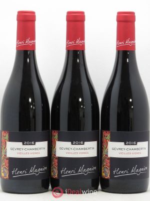 Gevrey-Chambertin Vieilles Vignes Henri Magnien (sans prix de réserve) 2016 - Lot de 3 Bouteilles