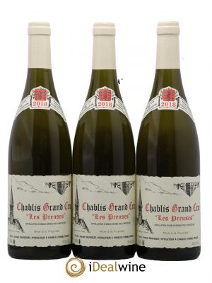 Chablis Grand Cru Les Preuses Vincent Dauvissat (Domaine)  2018 - Lot of 3 Bottles