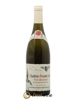 Chablis Grand Cru Les Preuses Vincent Dauvissat (Domaine) 2018 - Lot de 1 Bottiglia