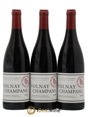 Volnay 1er Cru Champans Marquis d'Angerville (Domaine)  2018 - Lot of 3 Bottles