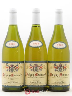 Puligny-Montrachet Domaine Armand Hubert 2003 - Lot of 3 Bottles