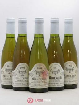 Meursault Les Narvaux Chavy-Chouet  1991 - Lot de 5 Demi-bouteilles