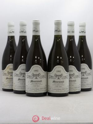 Meursault Les Narvaux Chavy-Chouet Vieille Vigne 1992 - Lot of 6 Bottles