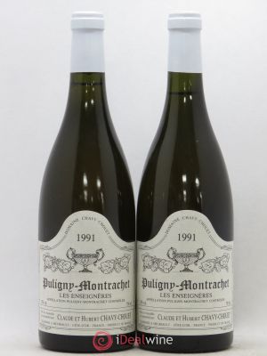 Puligny-Montrachet Enseignères Chavy-Chouet  1991 - Lot of 2 Bottles