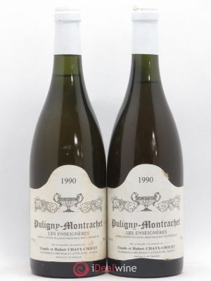 Puligny-Montrachet Enseignères Chavy-Chouet  1990 - Lot de 2 Bouteilles
