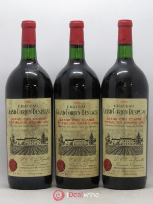 Château Grand Corbin Despagne Grand Cru Classé  1985 - Lot of 3 Magnums
