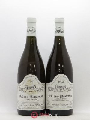 Puligny-Montrachet Les Levrons Chavy Chouet 1992 - Lot of 2 Bottles
