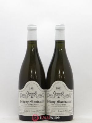 Puligny-Montrachet Les Enseignères Chavy-Chouet  1991 - Lot of 2 Bottles