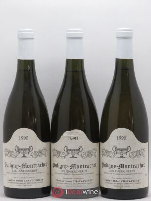 Puligny-Montrachet Les Enseignères Chavy-Chouet  1990 - Lot of 3 Bottles