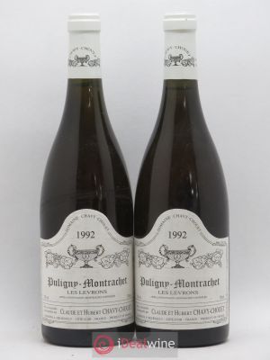 Puligny-Montrachet Les Levrons Chavy Chouet 1992 - Lot of 2 Bottles