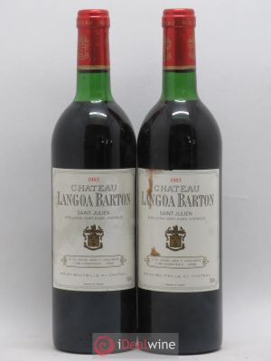 Château Langoa Barton 3ème Grand Cru Classé  1983 - Lot of 2 Bottles