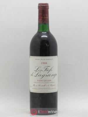 Les Fiefs de Lagrange Second Vin  1986 - Lot of 1 Bottle